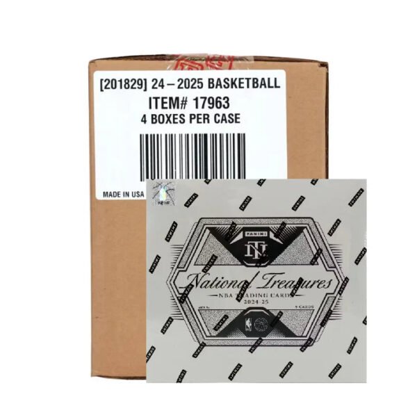 2024-25 Panini National Treasures Basketball Hobby 4 Box Case