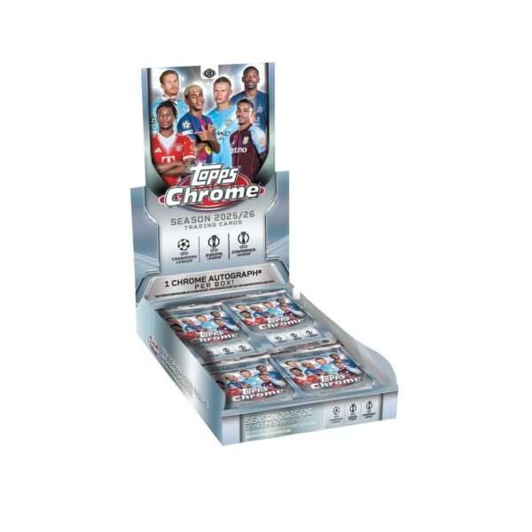 2025/26 Topps Chrome UEFA Club Competitions Soccer Hobby Box