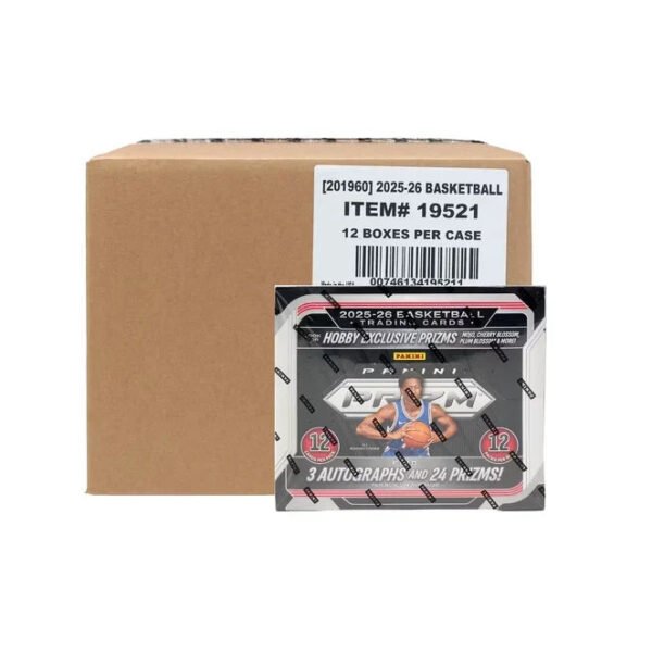 2025/26 Panini Prizm Basketball Hobby 12 Box Case
