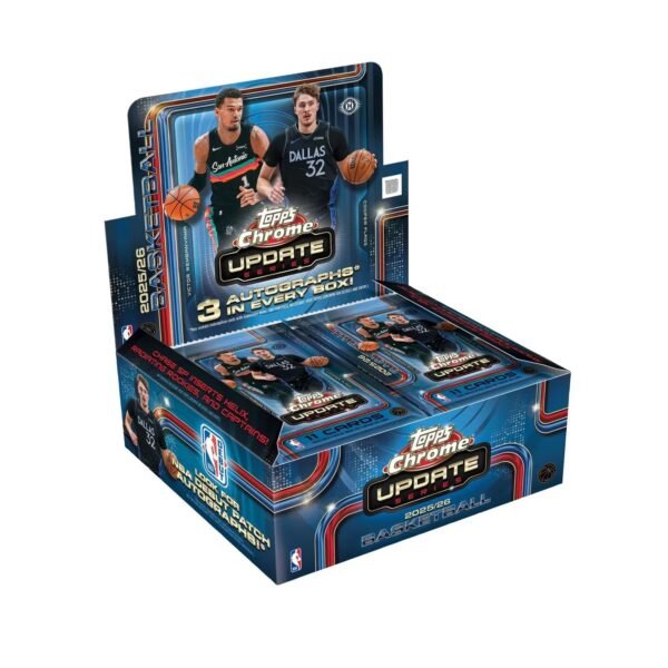2025-26 Topps Chrome Update Series Basketball Hobby Jumbo Box