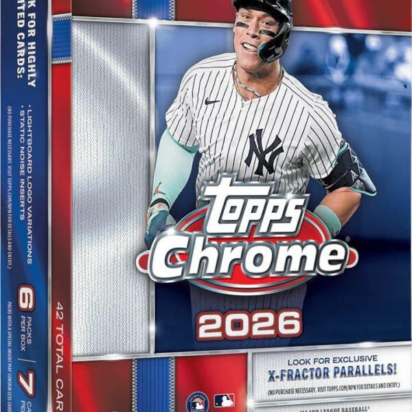 2026 Topps Chrome Baseball Mega Box