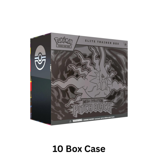 Pokemon Pitch Black Elite Trainer Box 10 Box Case