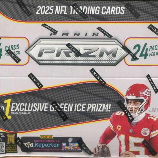 2025 Panini Prizm Football Retail Box 20-Box Case