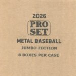 2026 Pro Set Metal Baseball Jumbo Box 8-Box Case