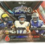 2023 Wild Card American Metallix Football Hobby 12 Box Case