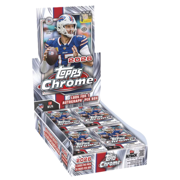 2026 Topps Chrome Football Hobby Box **PRESALE**